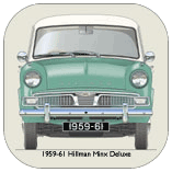 Hillman Minx IIIA Deluxe 1959-61 Coaster 1